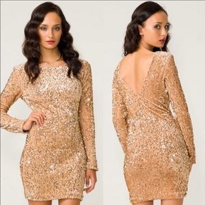 motel gabby sequin mini dress MOTEL DELUXE Gabby Sequin Dress in Iridescent Purple